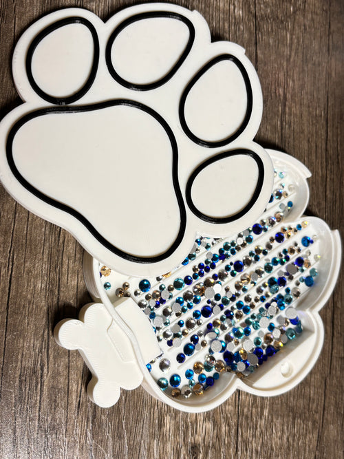 Bully Paw Rhinestone & Pearl Tray – Inspired by Crafty Bully