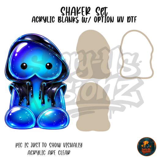 Midnight Drip Jelly shaker set acrylic blanks