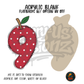 Number 9 Polka Dot Apple acrylic blank, Acrylic & UV DTF Print