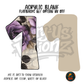 Number 1 Purple Rose acrylic blank, Acrylic & UV DTF Print