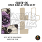 Letter L Purple Rose shaker set acrylic blanks