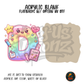 Letter D Pastel Rainbow School acrylic blank, Acrylic & UV DTF Print