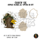Camo Duck Splatter Woodgrain shaker set acrylic blanks