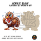 Flexing Turkey acrylic blank, Acrylic & UV DTF Print