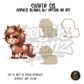 Grumpy Brown Pony shaker set acrylic blanks