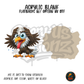 Goofy Bald Eagle acrylic blank, Acrylic & UV DTF Print