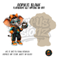 Elephant Orange Streetwear acrylic blank, Acrylic & UV DTF Print