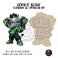 Elephant Green Streetwear acrylic blank, Acrylic & UV DTF Print