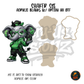 Elephant Green Streetwear shaker set acrylic blanks