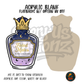 Fated Mates Perfume Bottle acrylic blank, Acrylic & UV DTF Print
