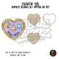 Fated Mates Heart Locket shaker set acrylic blanks