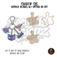 Spacer Charm Set shaker set acrylic blanks