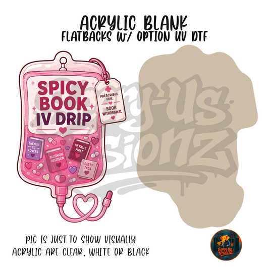 Spicy Essentials Tote acrylic blank, Acrylic & UV DTF Print