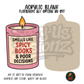 Spicy Books Candle acrylic blank, Acrylic & UV DTF Print