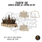 Dark Spicy Queen Crown shaker set acrylic blanks