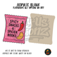 Spicy Snacks Chip Bag acrylic blank, Acrylic & UV DTF Print