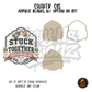 Stuck Together Crest shaker set acrylic blanks