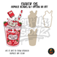 Sweet Spicy Strawberry Drink shaker set acrylic blanks