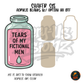 Fictional Men Tears Jar shaker set acrylic blanks