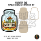 Western Cactus Jar shaker set acrylic blanks