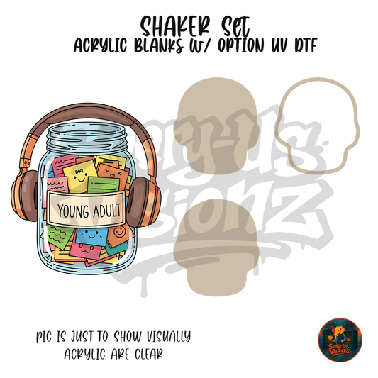 Young Adult Jar shaker set acrylic blanks