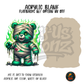 Green Mummy Bear acrylic blank, Acrylic & UV DTF Print