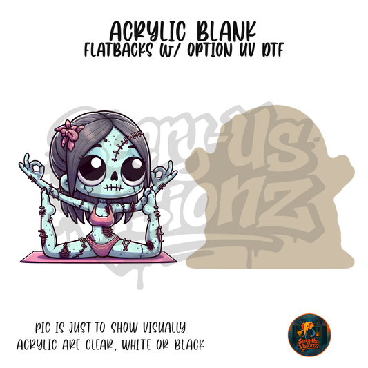 Marionette Zombie Doll acrylic blank, Acrylic & UV DTF Print