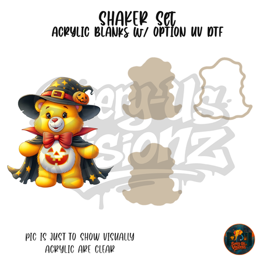 Witch Yellow Bear shaker set acrylic blanks