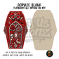 Red Gothic Coffin Frame acrylic blank, Acrylic & UV DTF Print
