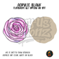 Pink Rose Bloom acrylic blank, Acrylic & UV DTF Print