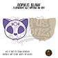 Moon Phase Cat Skull acrylic blank, Acrylic & UV DTF Print