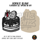 RIP Youth Black Cake acrylic blank, Acrylic & UV DTF Print