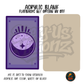 Purple Moon Tarot Card acrylic blank, Acrylic & UV DTF Print