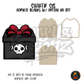 Skull Gift Box shaker set acrylic blanks