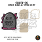 RIP Gender Roles shaker set acrylic blanks