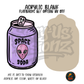 Space Soda Alien Can acrylic blank, Acrylic & UV DTF Print