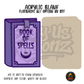 Purple Book Of Spells acrylic blank, Acrylic & UV DTF Print