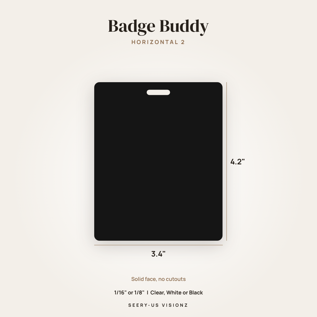 Horizontal Badge Buddy 2