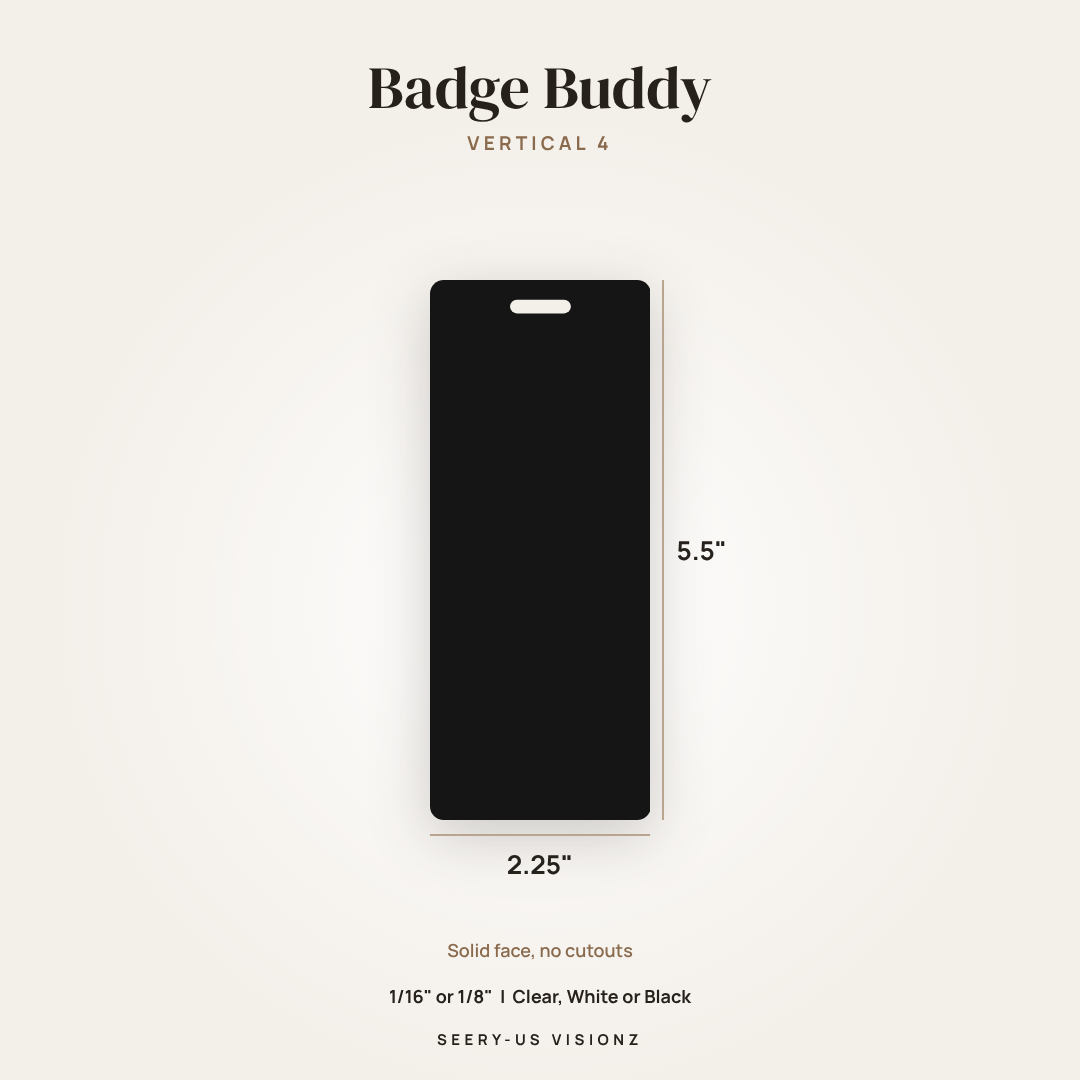 Vertical Badge Buddy 4
