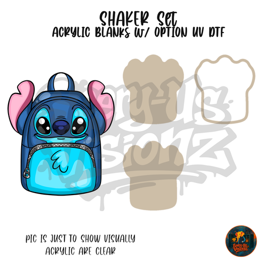 Alien Backpack shaker set acrylic blanks
