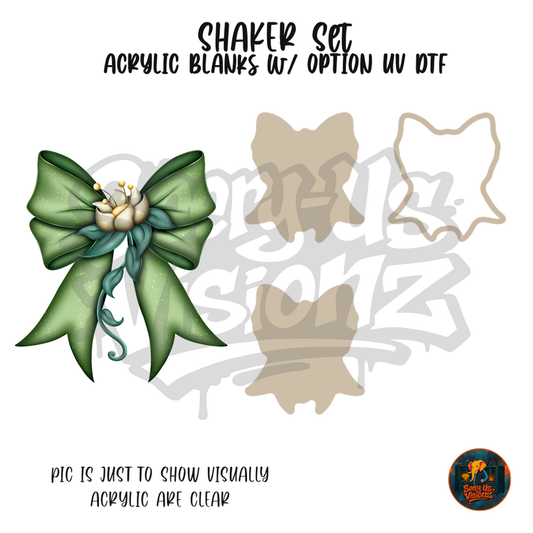 Bayou Blossom Bow shaker set acrylic blanks