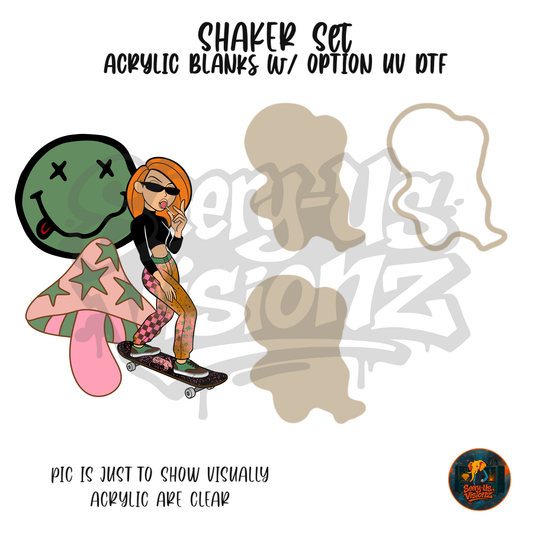 Kim is Hip shaker set acrylic blanks