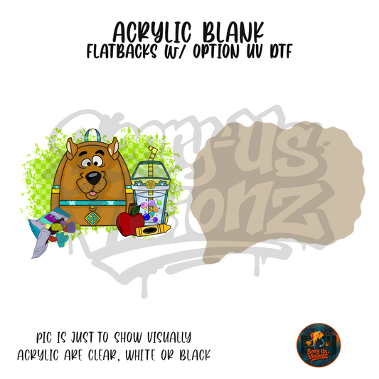 Mystery Pup Snack Pack acrylic blank, Acrylic & UV DTF Print