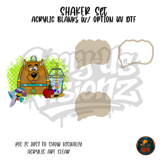 Mystery Pup Snack Pack shaker set acrylic blanks
