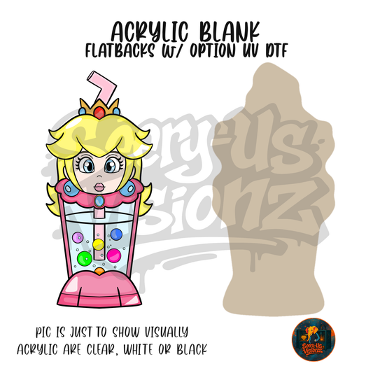 Pink Babe Drink Cup acrylic blank, Acrylic & UV DTF Print