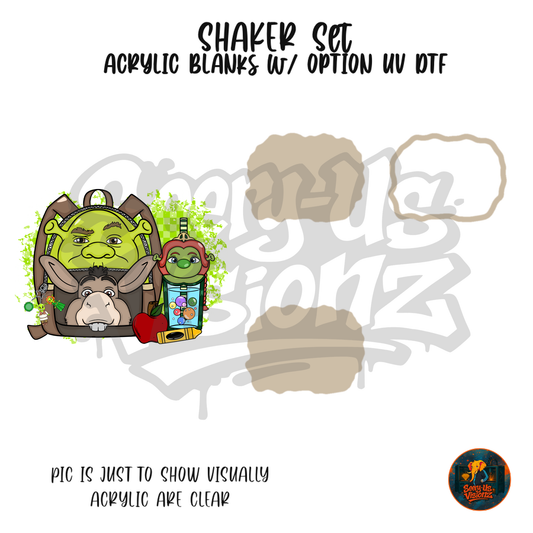 Swamp Crew Backpack shaker set acrylic blanks