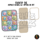 Pastel Smiley Pill Pack shaker set acrylic blanks