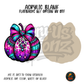 Bow Pumpkin 5 acrylic blank, Acrylic & UV DTF Print