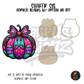 Bow Pumpkin shaker set acrylic blanks