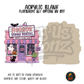 Horror Video Rental Shop acrylic blank, Acrylic & UV DTF Print